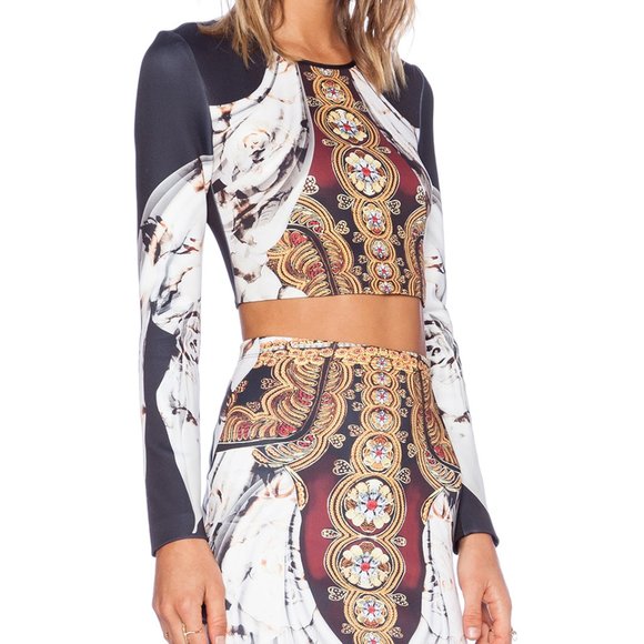 CLOVER CANYON 2-Piece Thick Sculpting Neoprene Matador Coord Skirt Set - Picture 6 of 14